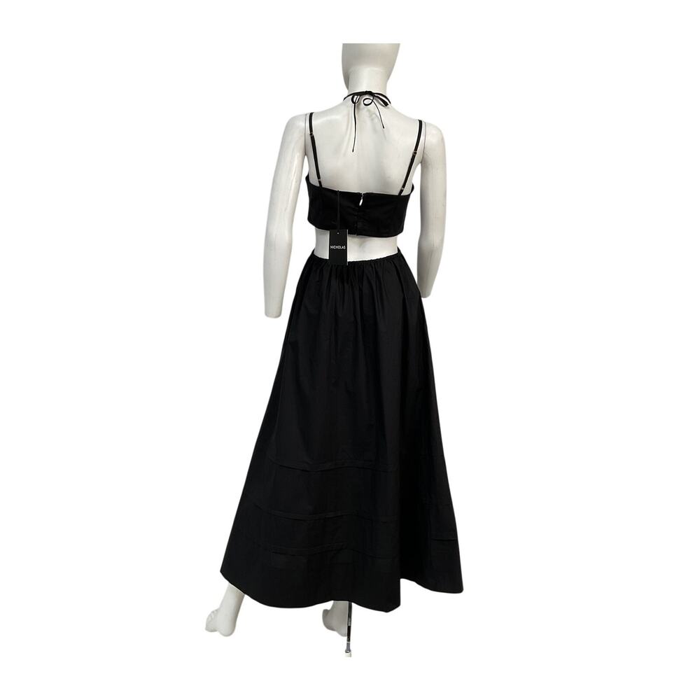 Nicholas Cutout Black Baylee Maxi Dress Size 4 NWT - Picture 3 of 5